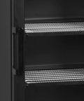 Vitrină congelare verticală Tefcold UFSC371GCP Black, neagră, 270 l