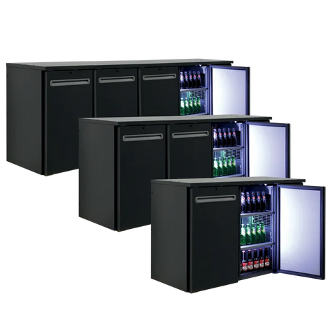 Frigider bar orizontal (back bar) premium Serrco by Tefcold SCL-222MU+, 422 l