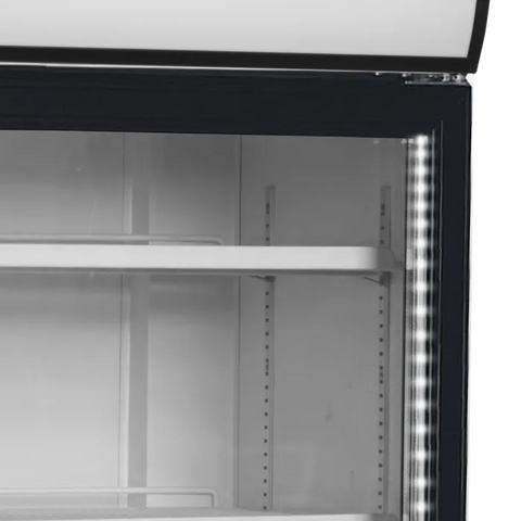 Vitrină frigorifică verticală cu 2 uși și panou luminos Tefcold FSC1000H, 524 l