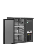 Frigider bar orizontal (back bar) premium Serrco by Tefcold SCL-2MU+, 124 l