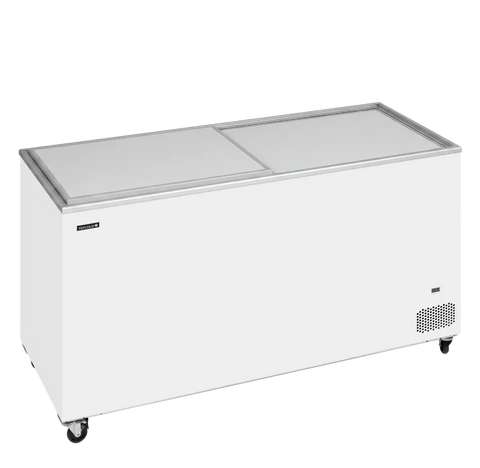 Ladă congelare pentru înghețată cu capace de sticlă Tefcold IC503SD, 425 l