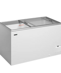 Ladă congelare pentru înghețată cu capace de sticlă Tefcold IDA400-W1, 345 l