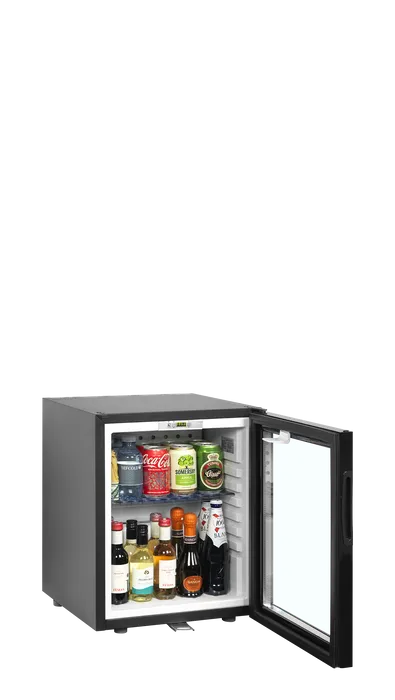 Minibar cu ușă de sticlă Tefcold TM35GC, 24 l