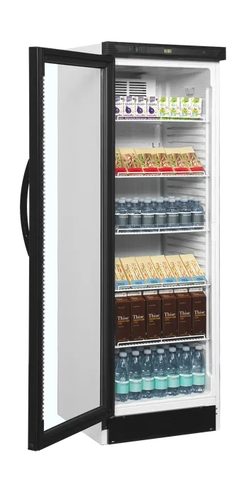 Frigider băuturi Tefcold CEV425 1 LED L/H, ușă cu deschidere pe stânga, 219 l