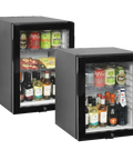 Minibar cu ușă de sticlă Tefcold TM45GC, 34 l