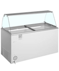 Ladă pentru înghețată la cupă Tefcold IDA500-W1+, 408 l
