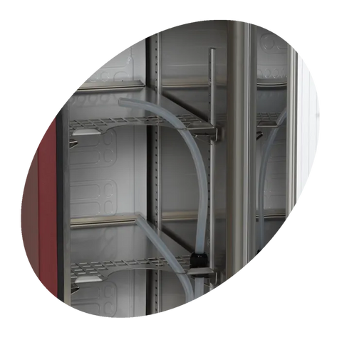Dozator de vin la pahar Tefcold DKS95-2/20L, 102 l
