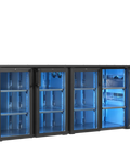Frigider bar orizontal (back bar) premium Serrco by Tefcold SCL-2222GMU+, 574 l