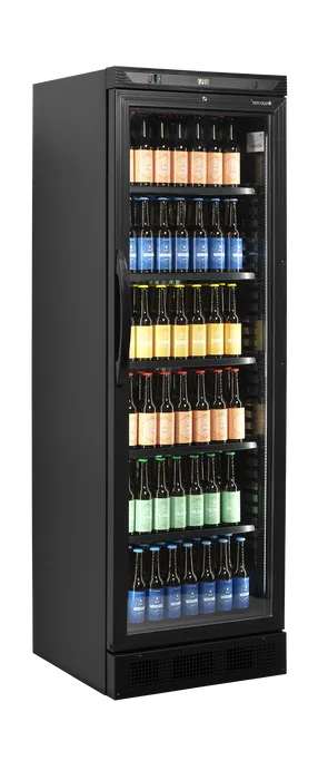 Frigider băuturi Tefcold CEV425 BLACK, negru, 219 l