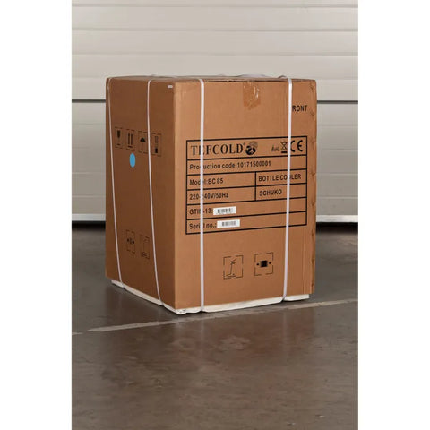 Vitrină de vin încorporabilă sub blat Tefcold SC85 BLACK, neagră, 85 l