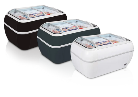 Ladă frigorifică de supermarket refrigerare / congelare Tefcold TWIN HEAD-CF, 334 l