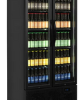 Vitrină frigorifică verticală Tefcold FS890H BLACK, neagră, 535 l