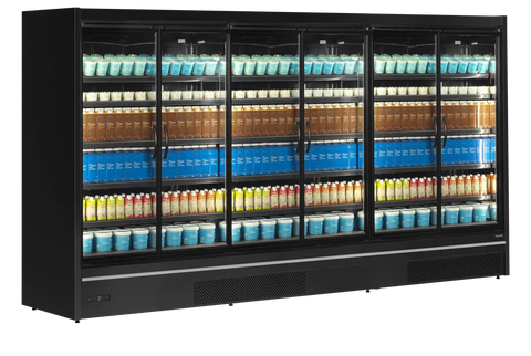Vitrină frigorifică deschisă (multideck) de supermarket Tefcold MDCA3750HB, 2220 l