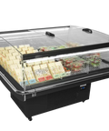 Vitrină frigorifică de impuls Tefcold PDC126 VS SL LED, neagră, 190 l
