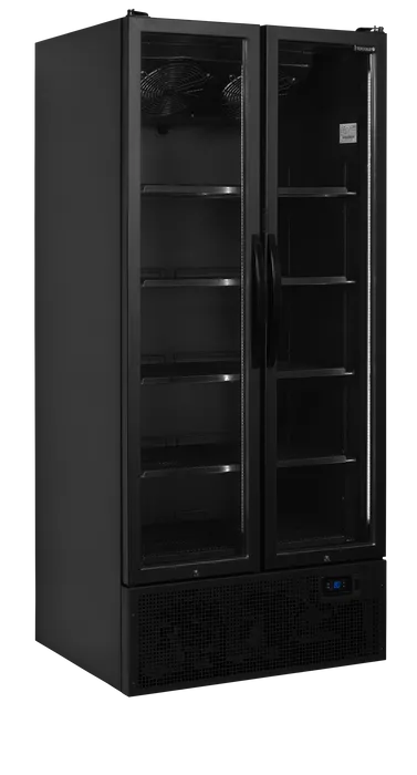 Vitrină frigorifică verticală Tefcold FS890H BLACK, neagră, 535 l