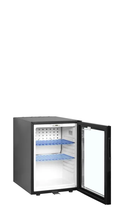 Minibar cu ușă de sticlă Tefcold TM45GC, 34 l