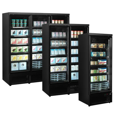 Vitrină congelare verticală Tefcold Atom Maxi F3DBB, 1090 l