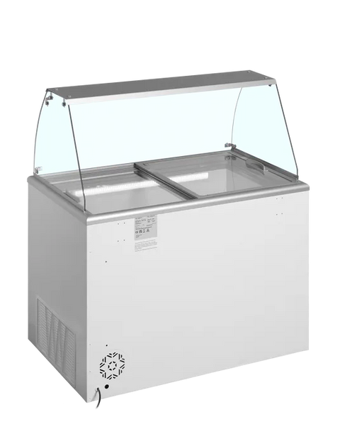 Ladă pentru înghețată la cupă Tefcold IDA300-W1+, 267 l
