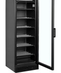 Vitrină congelare verticală Tefcold UFSC371G Black, neagră, 270 l
