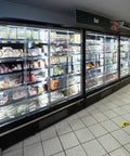 Vitrină frigorifică deschisă (multideck) de supermarket Tefcold Galaxy+ GP20FGD Black, 943 l