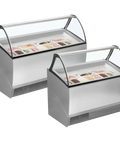 Vitrină ventilată de înghețată la cupă ISA BERMUDA RV10, 255 l