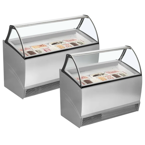 Vitrină ventilată de înghețată la cupă ISA BERMUDA RV13, 325 l