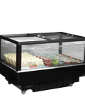 Vitrină frigorifică de impuls refrigerare / congelare Tefcold EIB-D1015-B1, neagră, 320 l