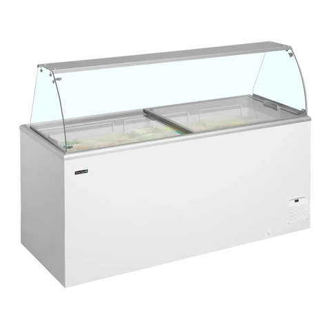 Ladă pentru înghețată la cupă Tefcold IDA600-W1+, 489 l