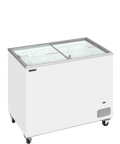 Ladă congelare pentru înghețată cu capace de sticlă Tefcold IC302SC, 255 l