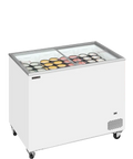 Ladă congelare pentru înghețată cu capace de sticlă Tefcold IC302SC, 255 l