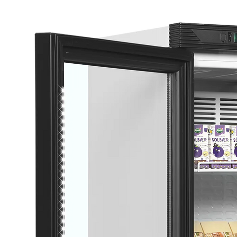 Frigider băuturi Tefcold CEV425 1 LED L/H, ușă cu deschidere pe stânga, 219 l