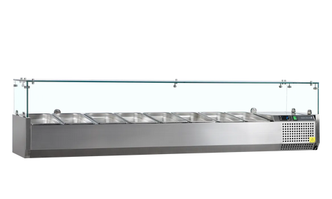 Vitrină frigorifică de ingrediente GN 1/3 Tefcold VK38-180, 69 l
