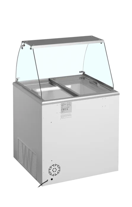 Ladă pentru înghețată la cupă Tefcold IDA200-W1+, 163 l