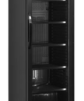Frigider băuturi Tefcold CEV425CP BLACK, negru, 219 l