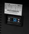 Vitrină frigorifică de impuls Tefcold PDC90SL-2, neagră, 105 l
