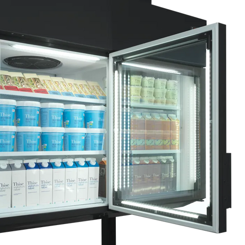 Vitrină de perete refrigerare / congelare Tefcold MTF210B VS, 628 l