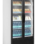 Vitrină frigorifică verticală cu 2 uși și panou luminos Tefcold FSC891H, 535 l