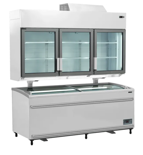 Vitrină de perete refrigerare / congelare Tefcold MTF185, 545 l