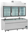 Vitrină de perete refrigerare / congelare Tefcold MTF185 VS, 545 l
