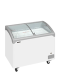 Ladă congelare pentru înghețată cu capace de sticlă Tefcold NIC302SCEB, 218 l