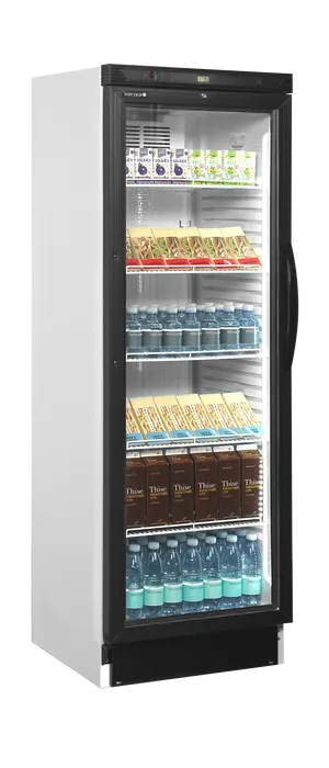 Frigider băuturi Tefcold CEV425 1 LED L/H, ușă cu deschidere pe stânga, 219 l