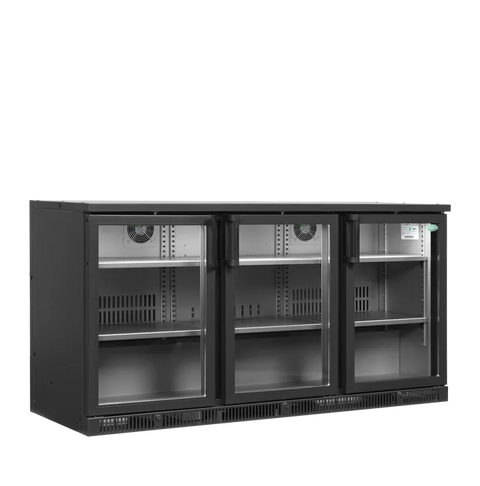 Frigider bar orizontal (back bar) premium Serrco by Tefcold SGD-360GE, 401 l