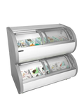 Vitrină congelare pe două niveluri Tefcold TD500, 408 l