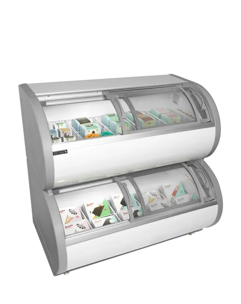 Vitrină congelare pe două niveluri Tefcold TD500, 408 l