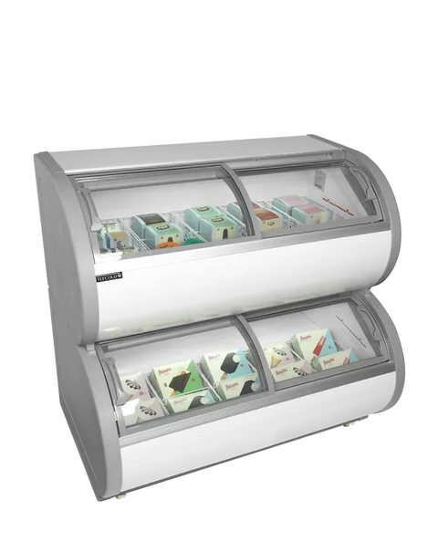 Vitrină congelare pe două niveluri Tefcold TD500, 408 l