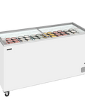 Ladă congelare pentru înghețată cu capace de sticlă Tefcold IC501SC, 430 l