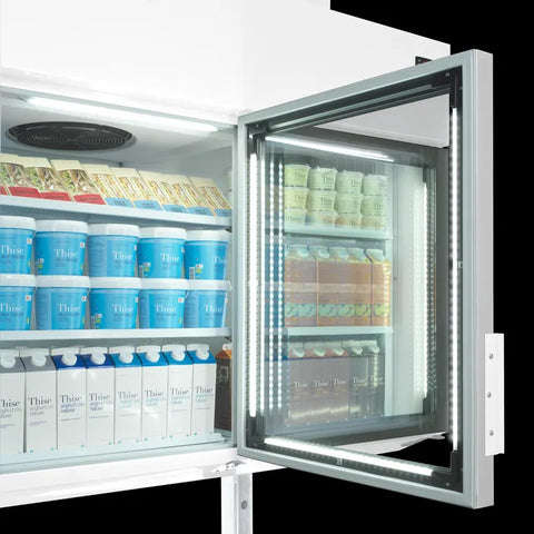 Vitrină de perete refrigerare / congelare Tefcold MTF250, 650 l