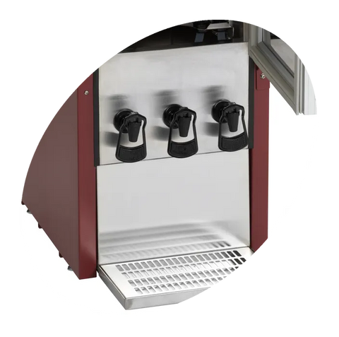 Dozator de vin la pahar Tefcold DKS95-3/10L, 80 l