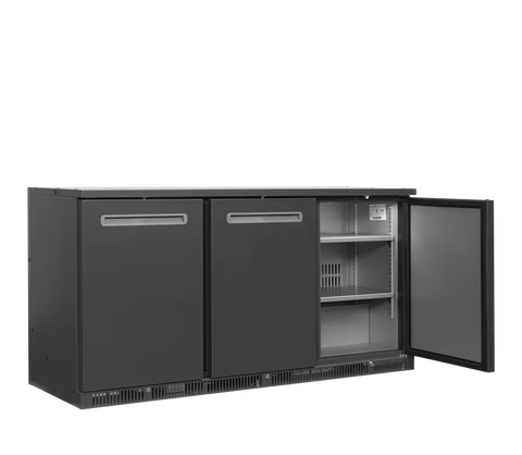 Frigider bar orizontal (back bar) premium Serrco by Tefcold SGD-360E, 401 l