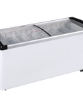 Ladă congelare pentru înghețată cu capace de sticlă Tefcold IDB500-W1, 395 l